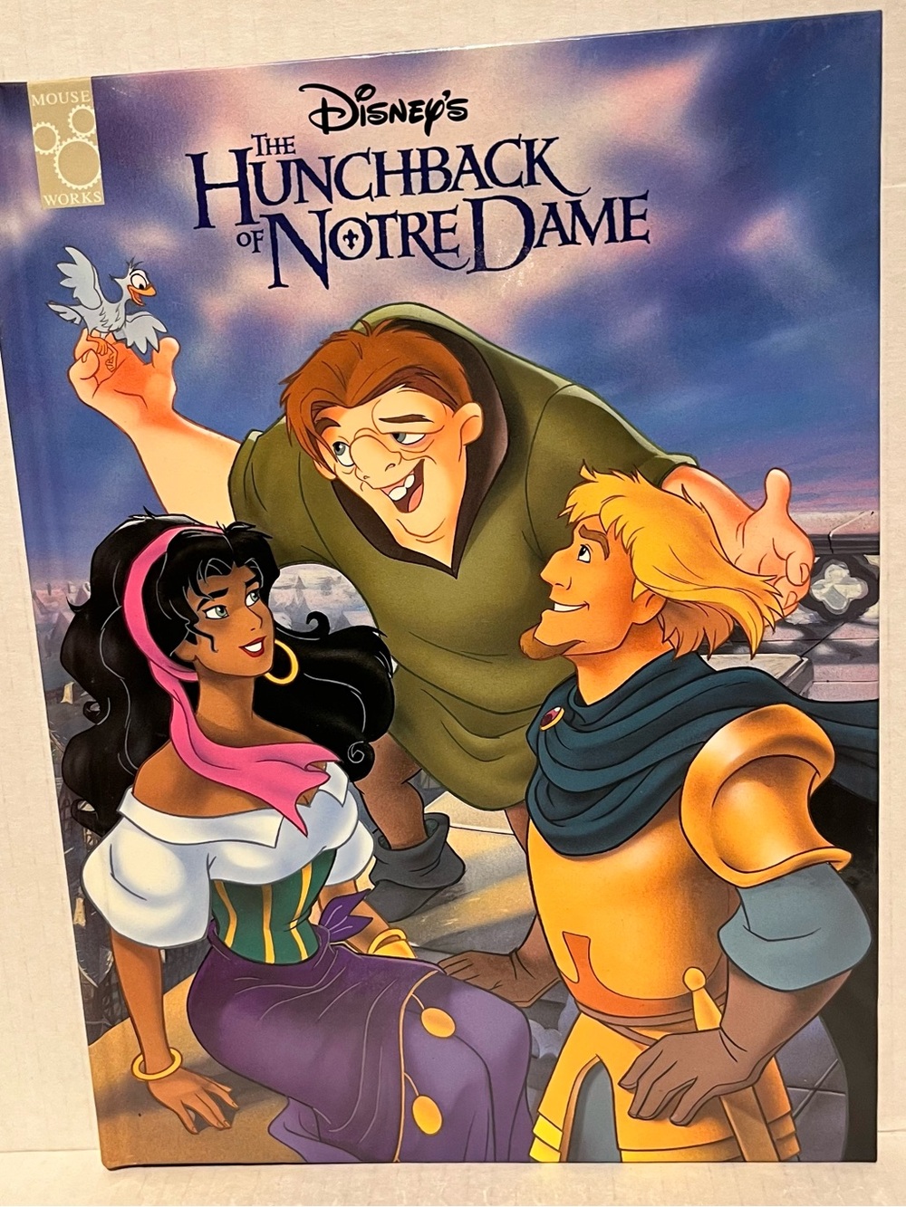 Vintage Hardcover edition of Disney's Hunchback of Notre Dame, Mouse Works